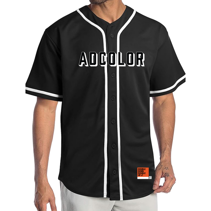 ADCOLOR 2023 BASEBALL JERSEY - BLACK