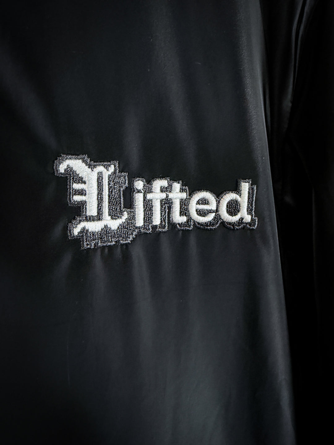 CTRL ALT LIFT BOMBER JACKET - BLACK