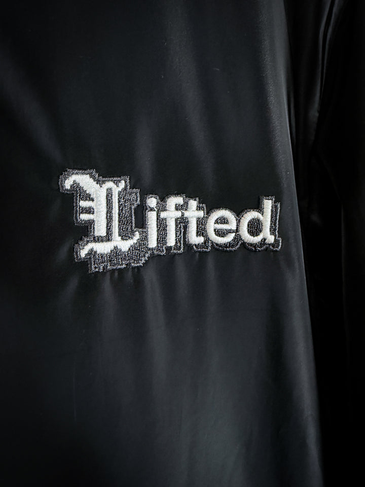 CTRL ALT LIFT BOMBER JACKET - BLACK