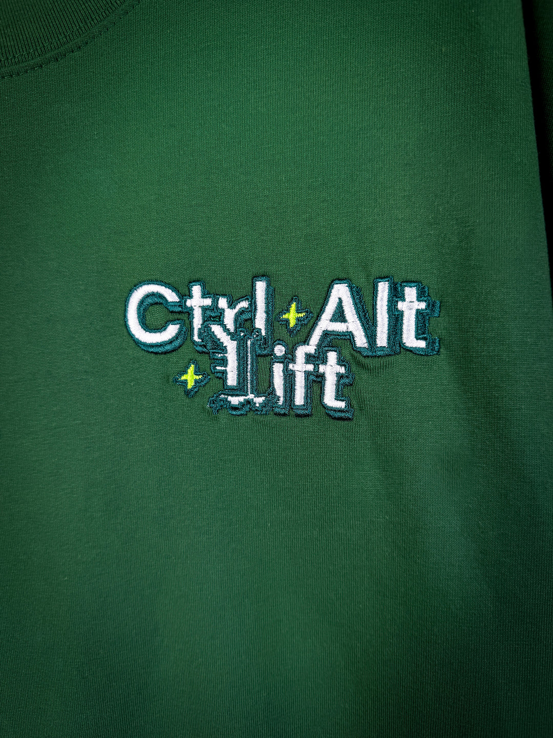 CTRL ALT ICONS T-SHIRT - FOREST GREEN