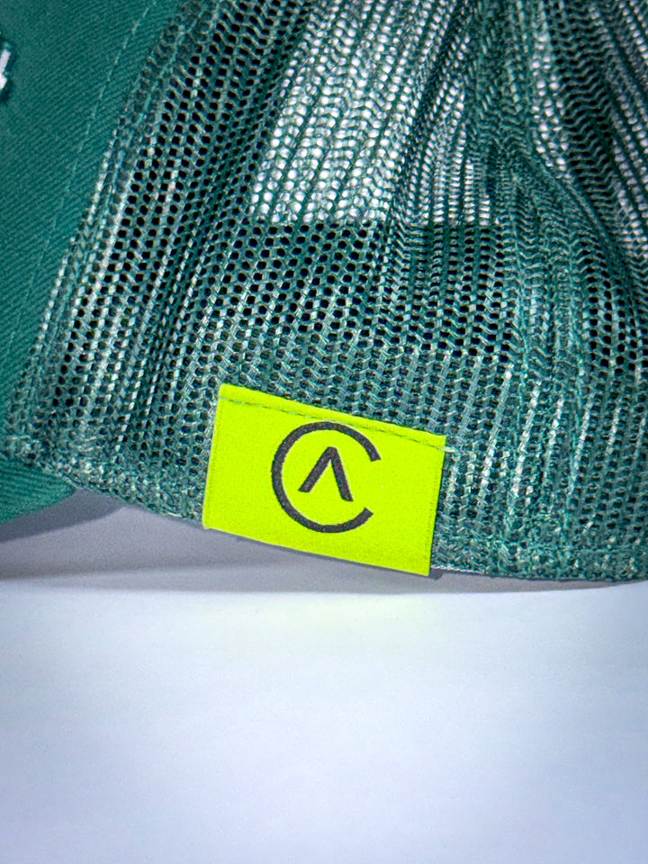 CTRL ALT LIFT TRUCKER HAT - FOREST GREEM
