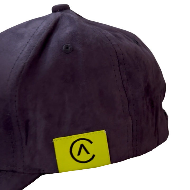 ADCOLOR EMBROIDERED SUEDE CAP - PURPLE